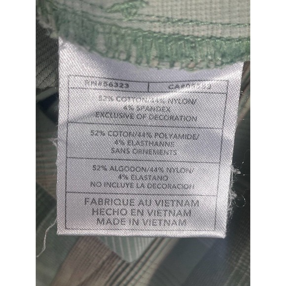 Nike Golf Womes M Capri Pants Multicolor Plaid Pockets Zipper‎ Fly Regular Fit - Picture 8 of 13